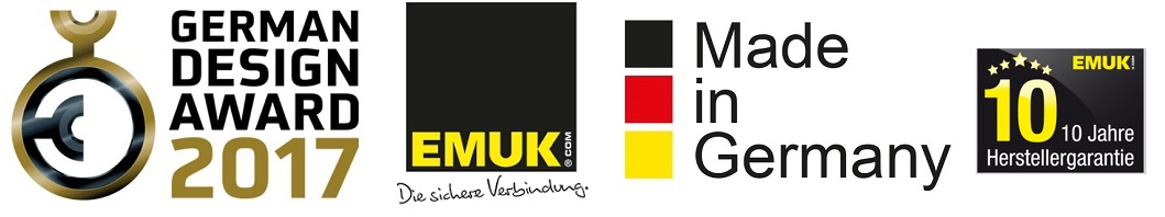 EMUK German Design Award, Made in Germany en 10 jaar fabrieksgarantie