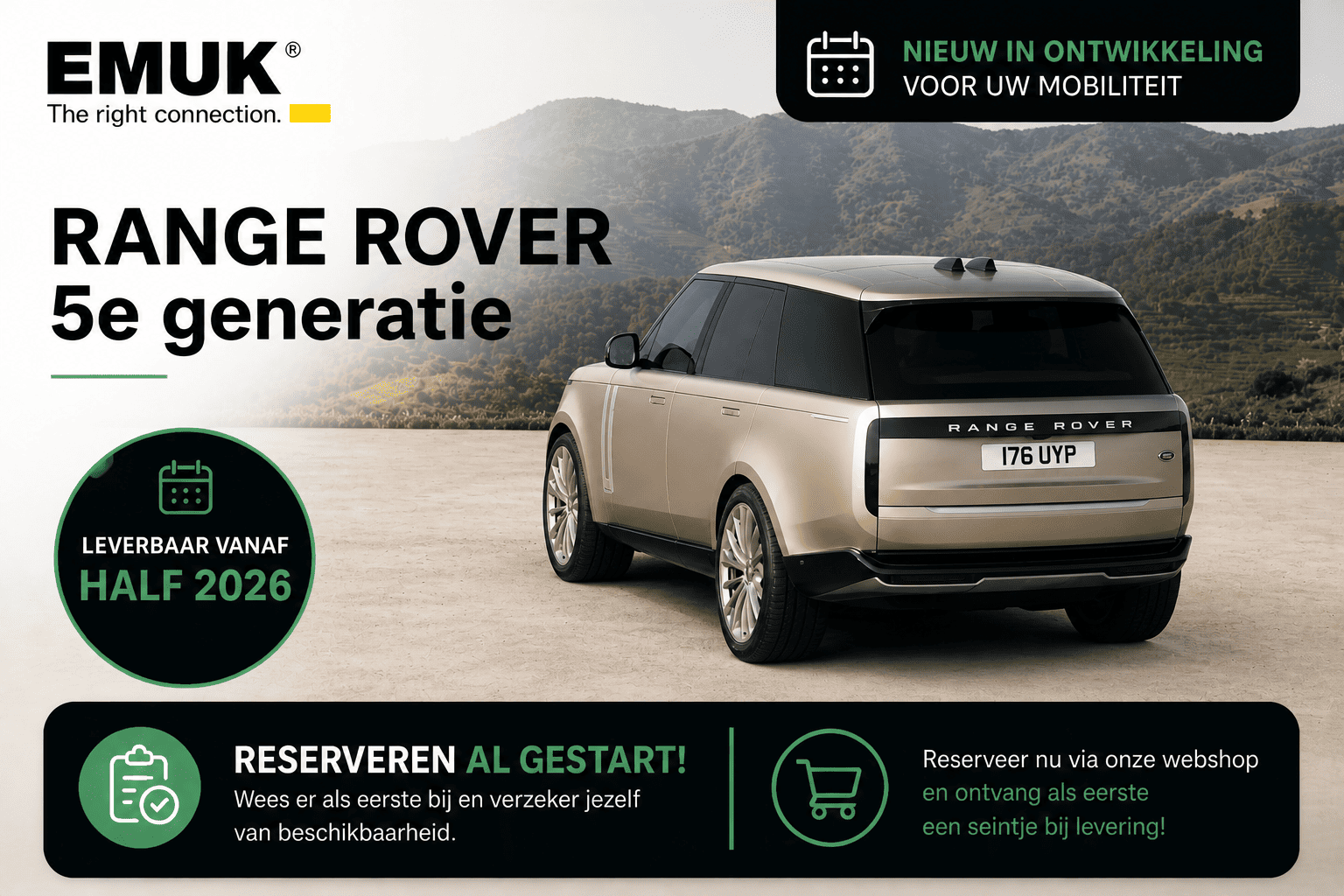 Emuk Caravanspiegels Range Rover generatie 5