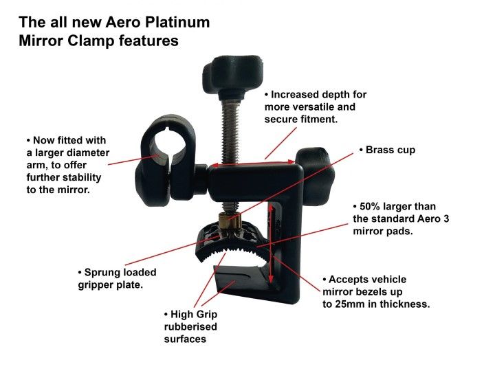 Milenco Aero Platinum Mirror